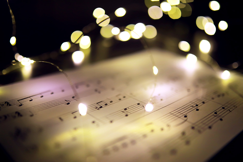 Music with Twinkle Lights