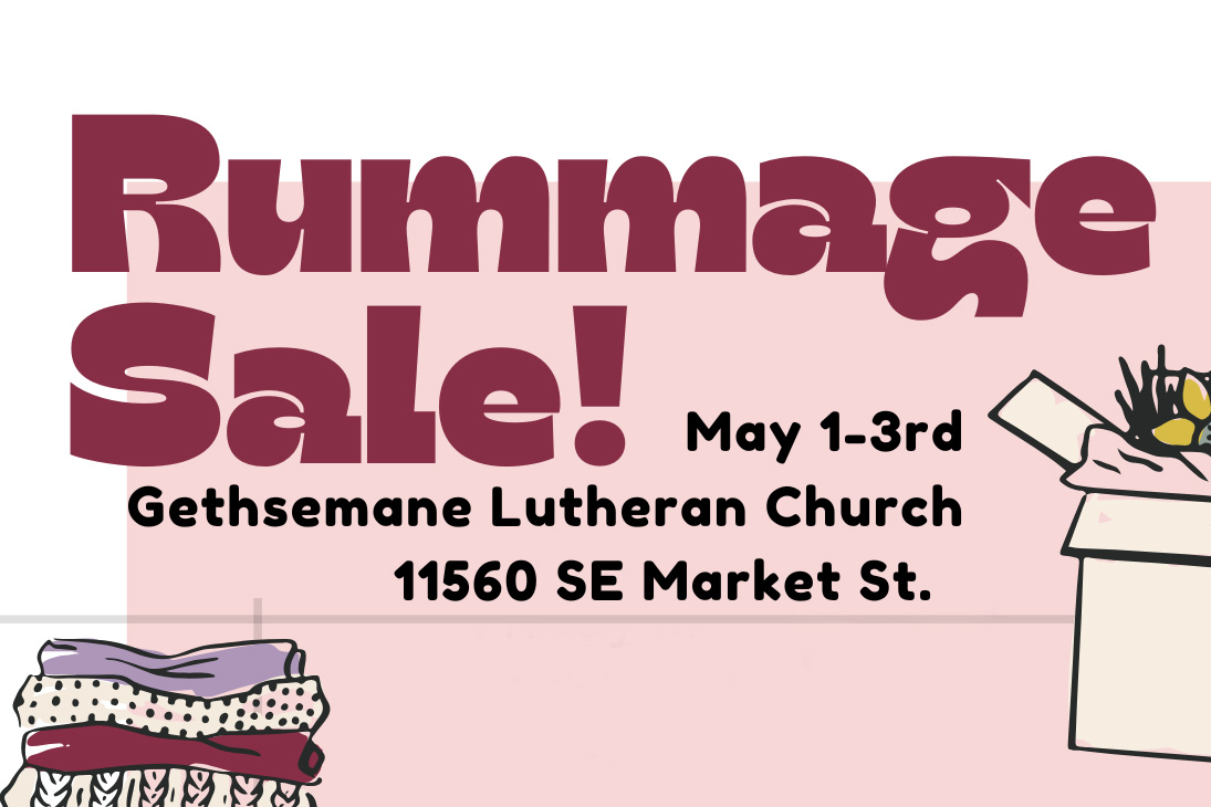 Rummage Sale 2026 Flyer